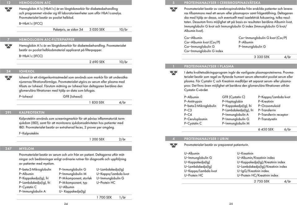 Provmaterialet består av poolat helblodsmaterial applicerat på filterpapper.