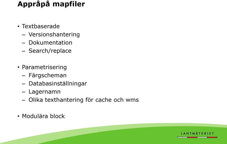 Parametrisering Färgscheman