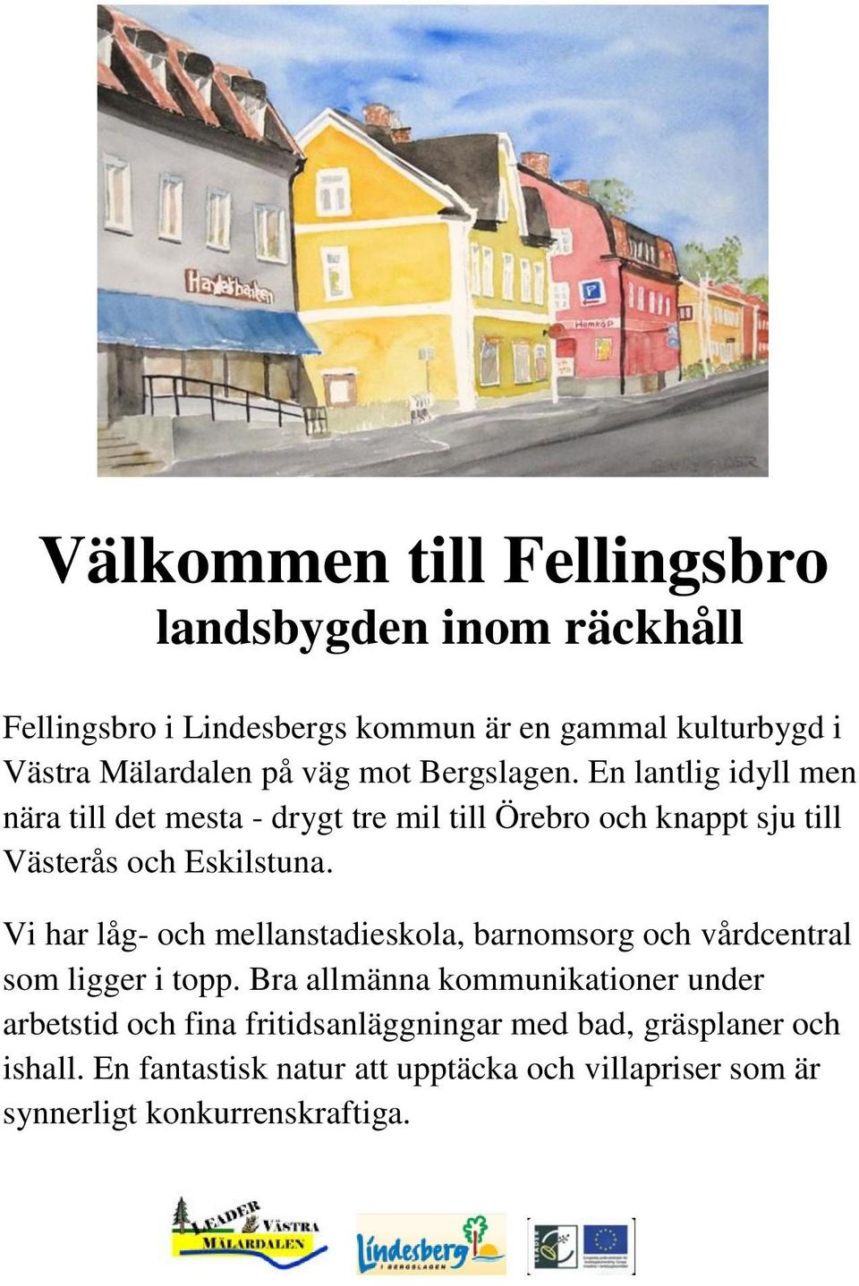 Välkommen till Fellingsbro landsbygden inom räckhåll - PDF Gratis  nedladdning