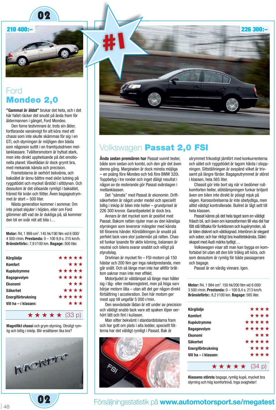 framhjulsdriven mellanklassare. Tvålitersmotorn är hyfsat stark, men inte direkt upphetsande på det emotionella planet. Växellådan är dock grymt bra, med mekanisk känsla och precision.