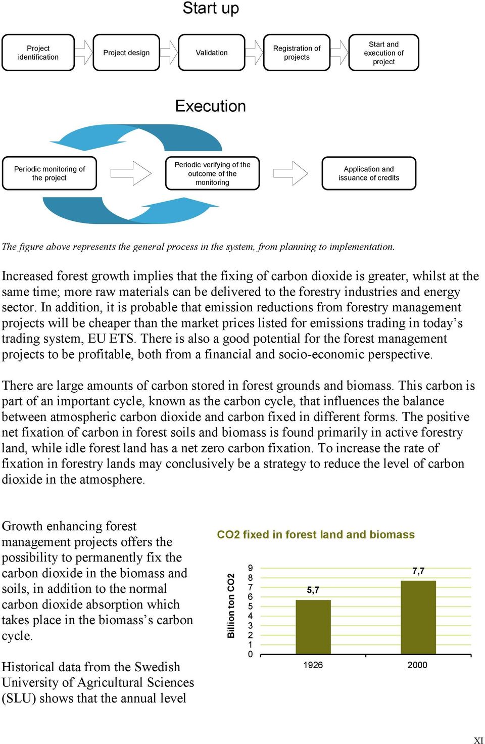Increased forest growth implies that the fixing of carbon dioxide is greater, whilst at the same time; more raw materials can be delivered to the forestry industries and energy sector.