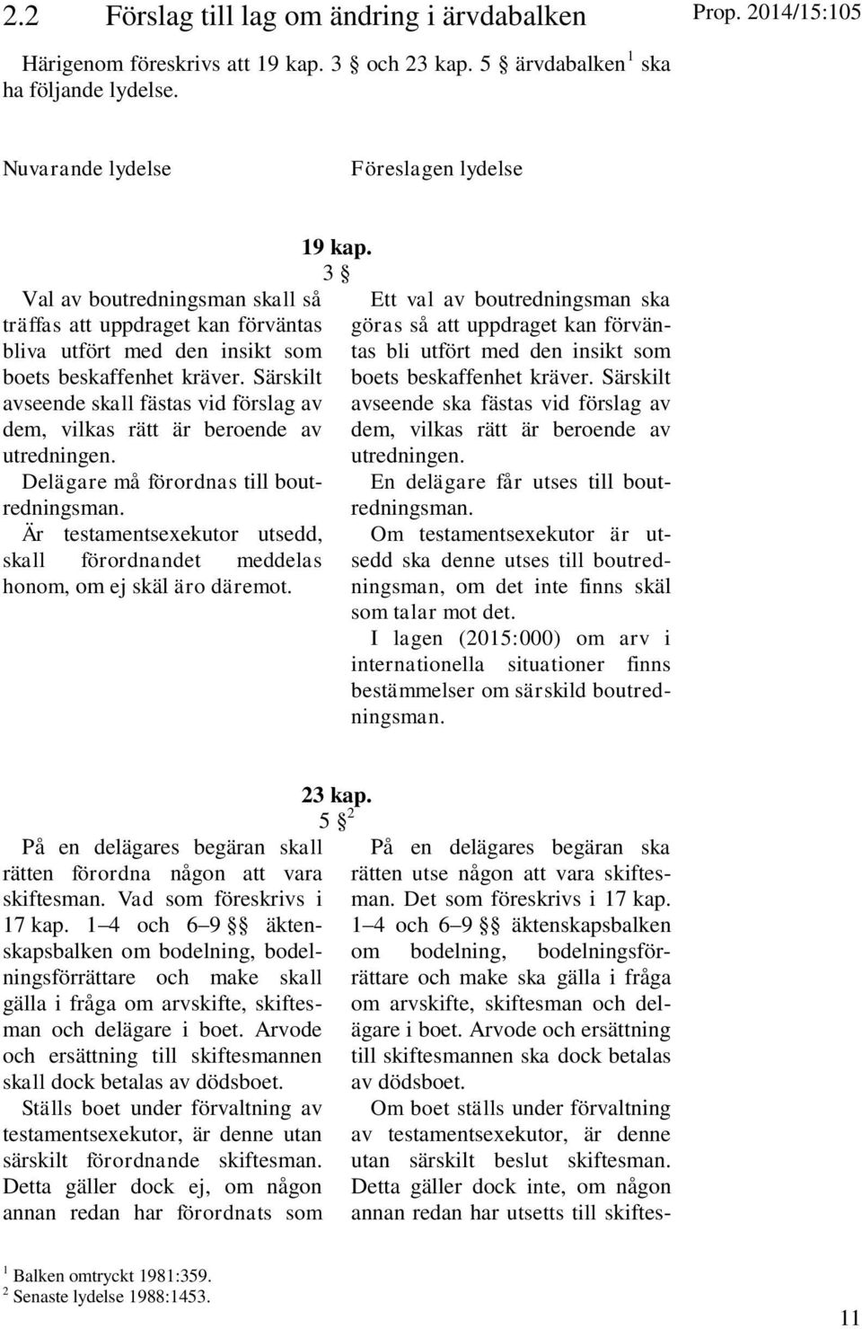 Särskilt avseende skall fästas vid förslag av dem, vilkas rätt är beroende av utredningen. Delägare må förordnas till boutredningsman.