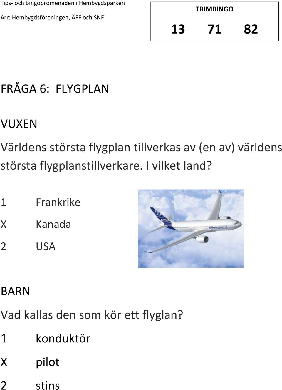 flygplanstillverkare. I vilket land?