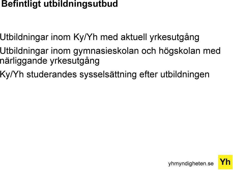 gymnasieskolan och högskolan med närliggande