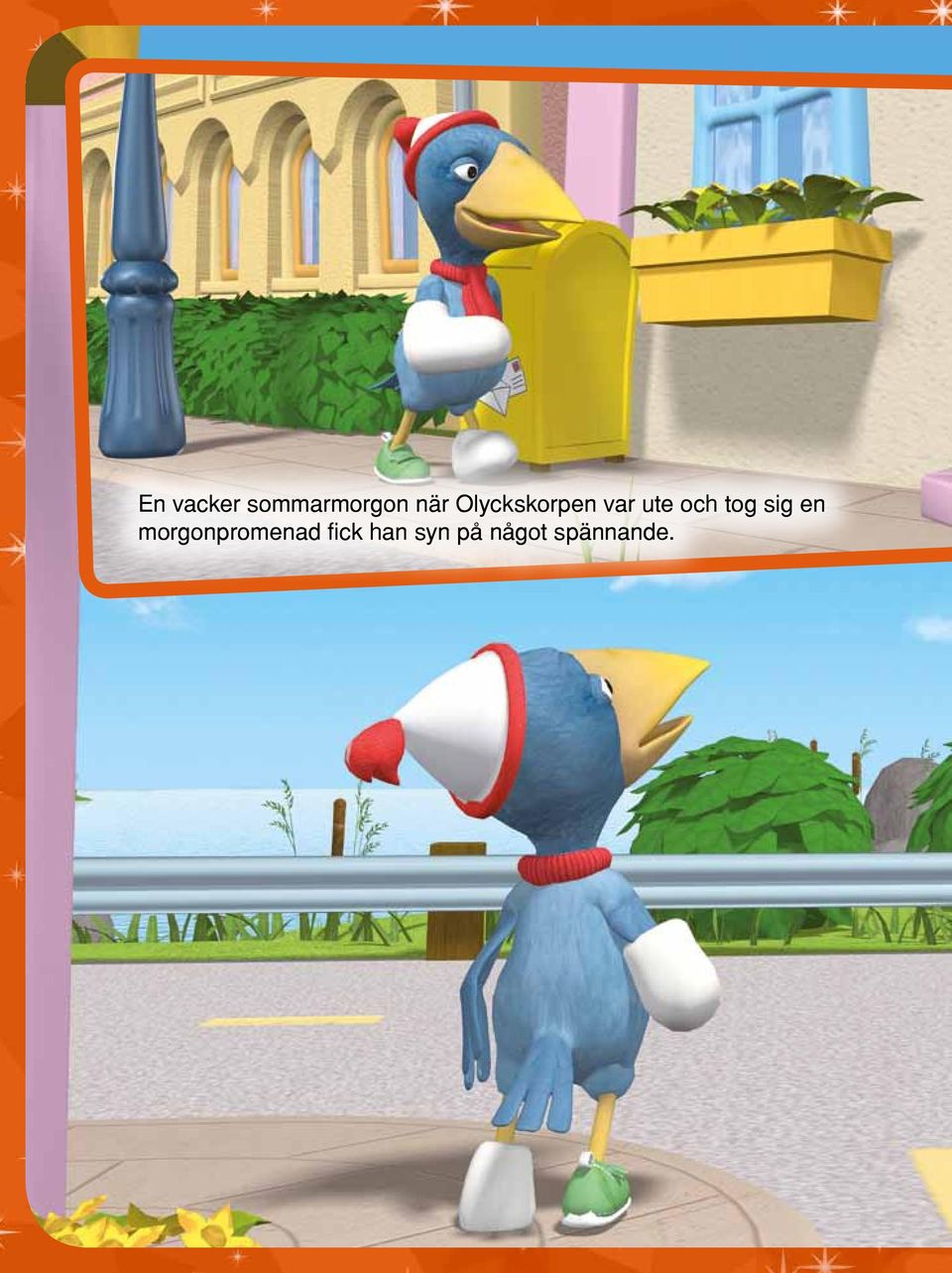 tog sig en morgonpromenad
