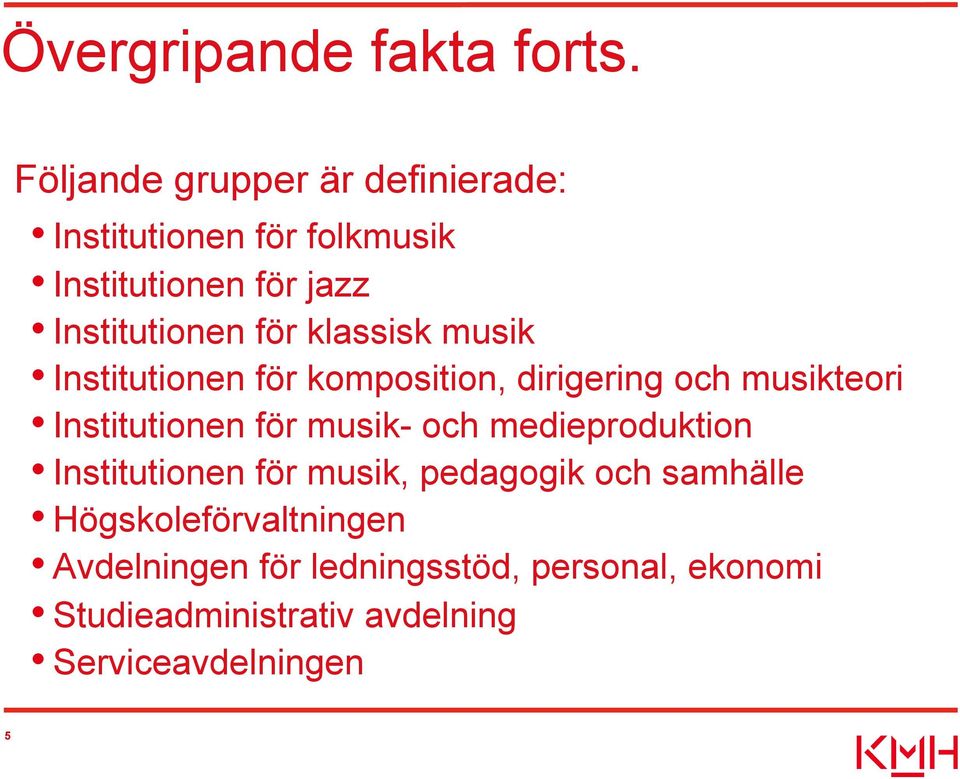 klassisk musik Institutionen för komposition, dirigering och musikteori Institutionen för musik- och