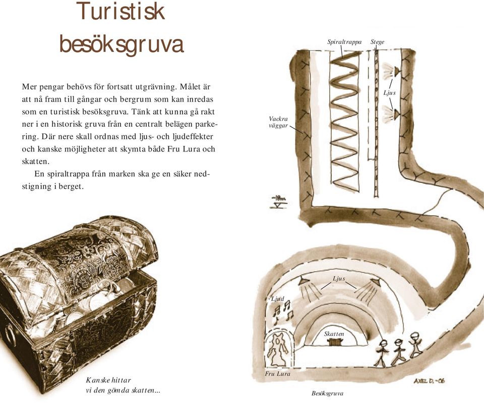 Tänk att kunna gå rakt ner i en historisk gruva från en centralt belägen parkering.