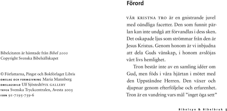 Den som funnit pärlan kan inte undgå att förvandlas i dess sken. Det oskapade ljus som strömmar från den är Jesus Kristus.