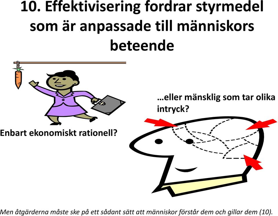 eller mänsklig som tar olika intryck?