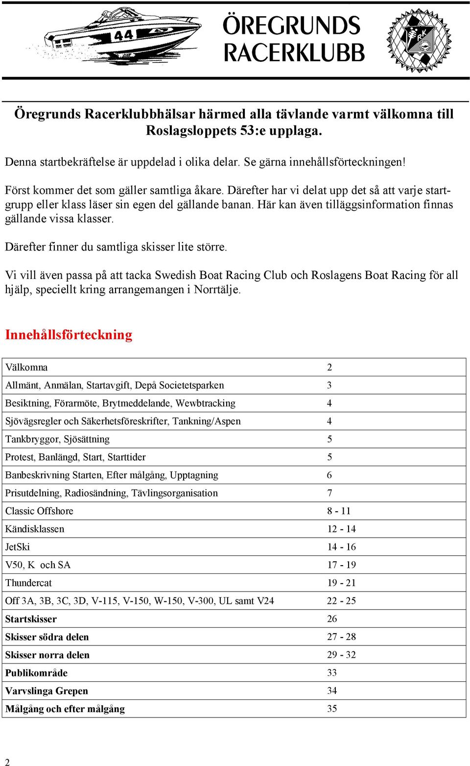 Här kan även tilläggsinformation finnas gällande vissa klasser. Därefter finner du samtliga skisser lite större.