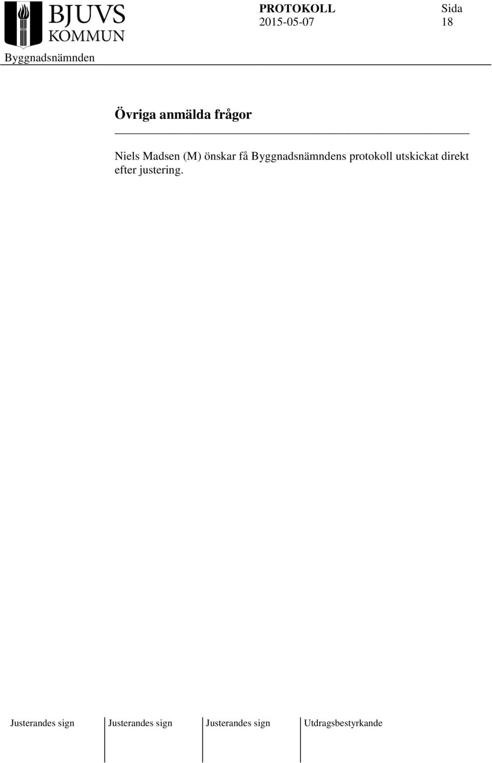 få s protokoll utskickat