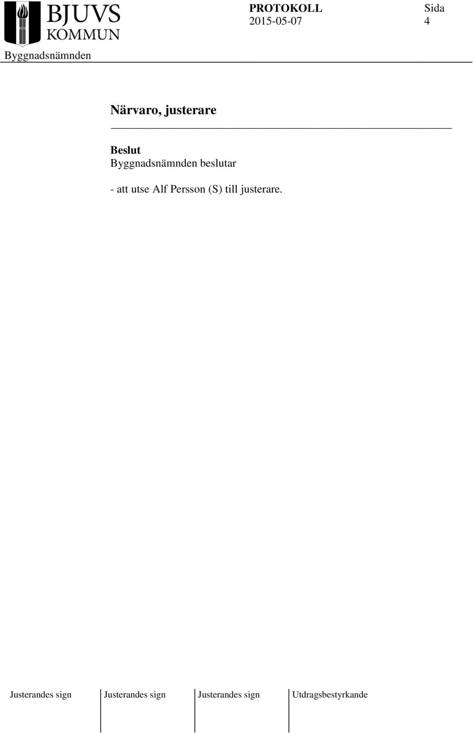 beslutar - att
