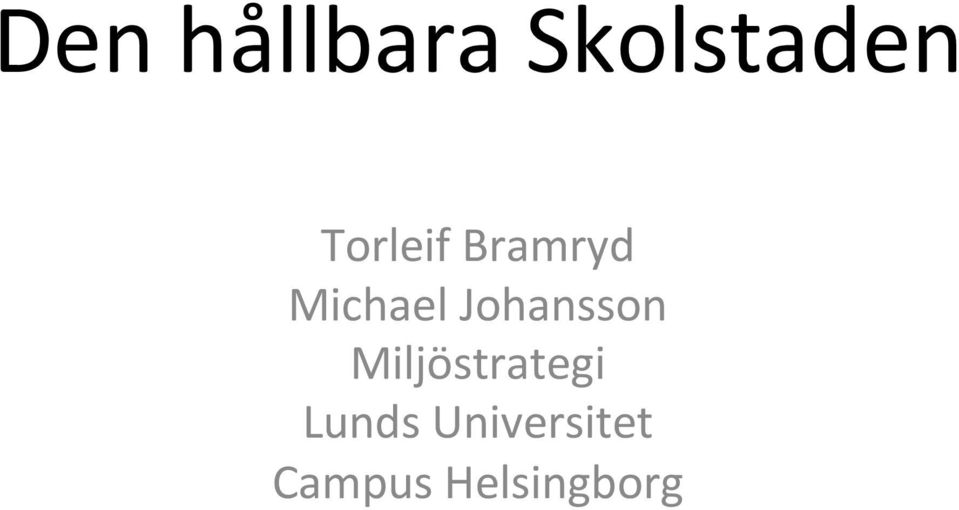 Johansson Miljöstrategi