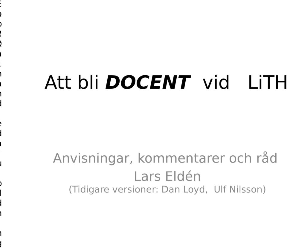 och råd Lars Eldén