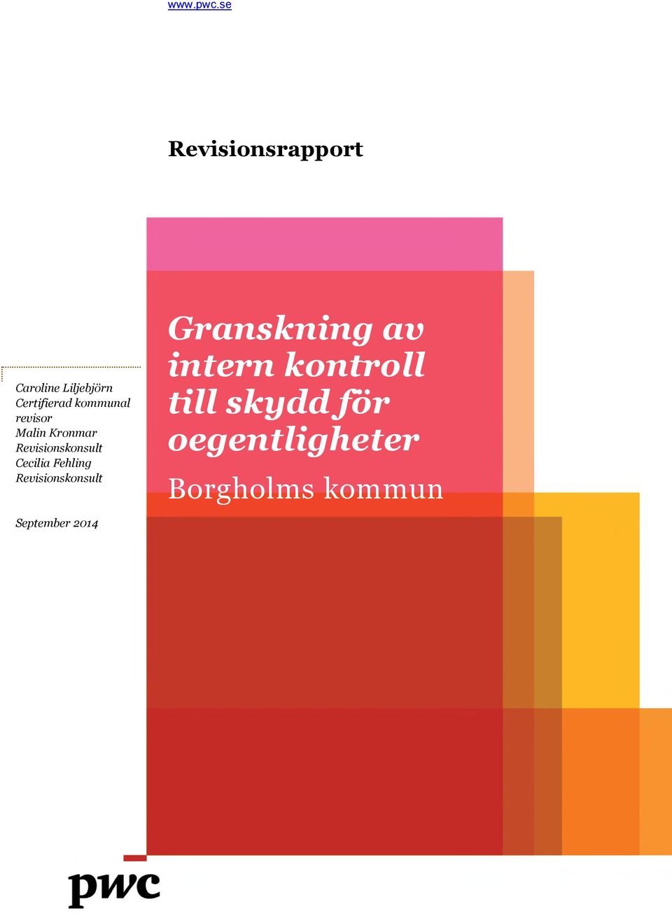 kommunal revisor Malin Kronmar Revisionskonsult