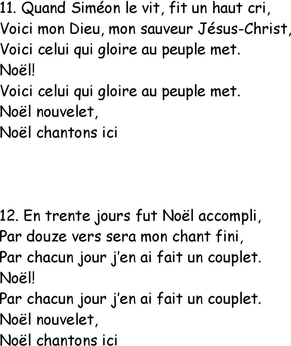 Noël chantons ici 12.