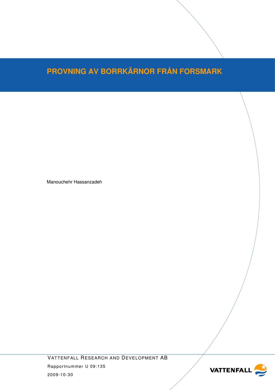 VATTENFALL RESEARCH AND