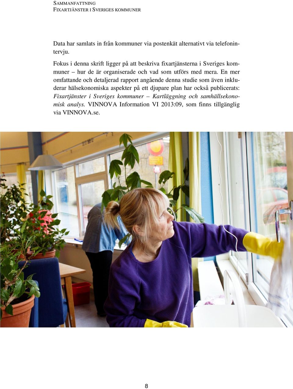 mera. En mer omfattande och detaljerad rapport angående denna studie som även inkluderar hälsekonomiska aspekter på ett djupare