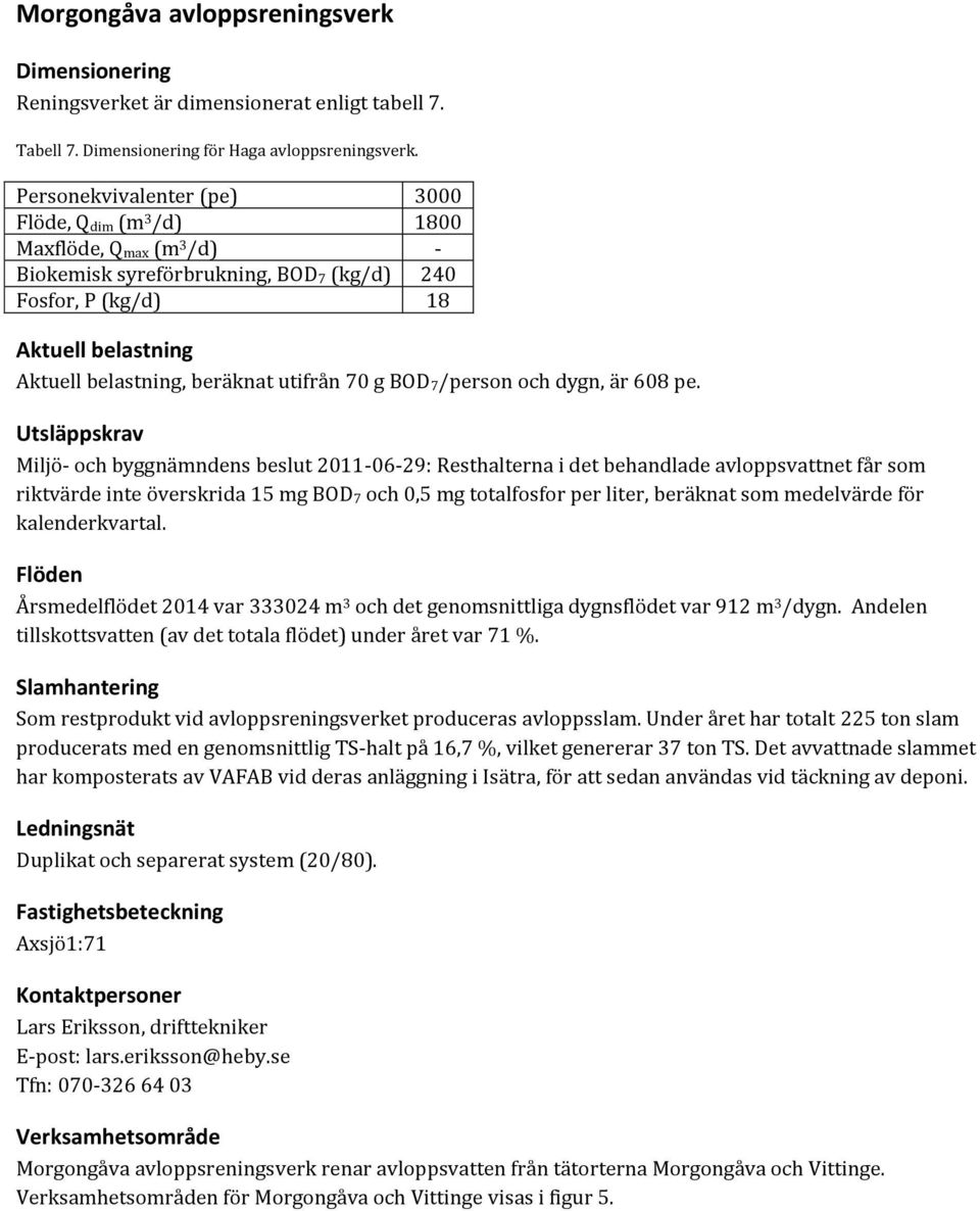 utifrån 70 g BOD 7/person och dygn, är 608 pe.