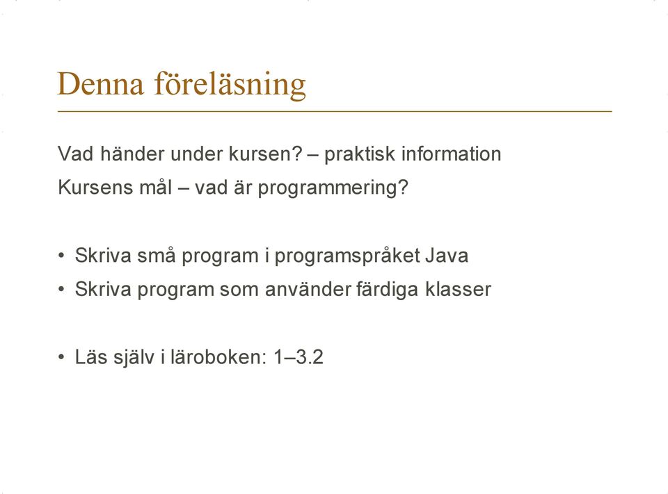 programmering?