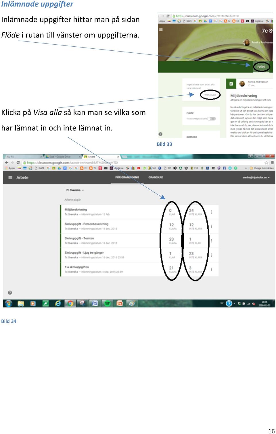 uppgifterna.