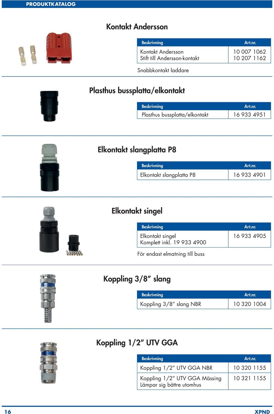 Elkontakt singel Elkontakt singel Komplett inkl.
