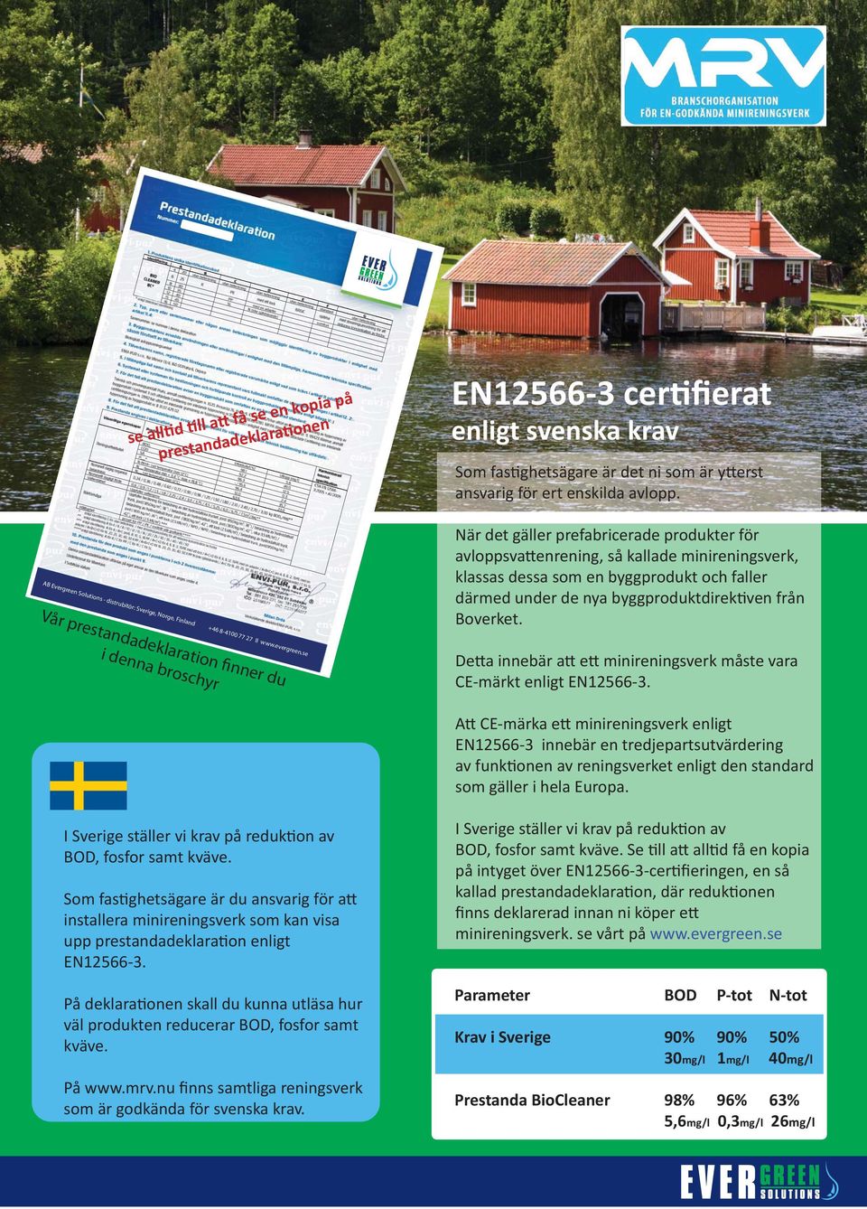AB Evergreen Solutions - distrubitör: Sverige, Norge, Finland +46 8-4100 77 27 II www.evergreen.