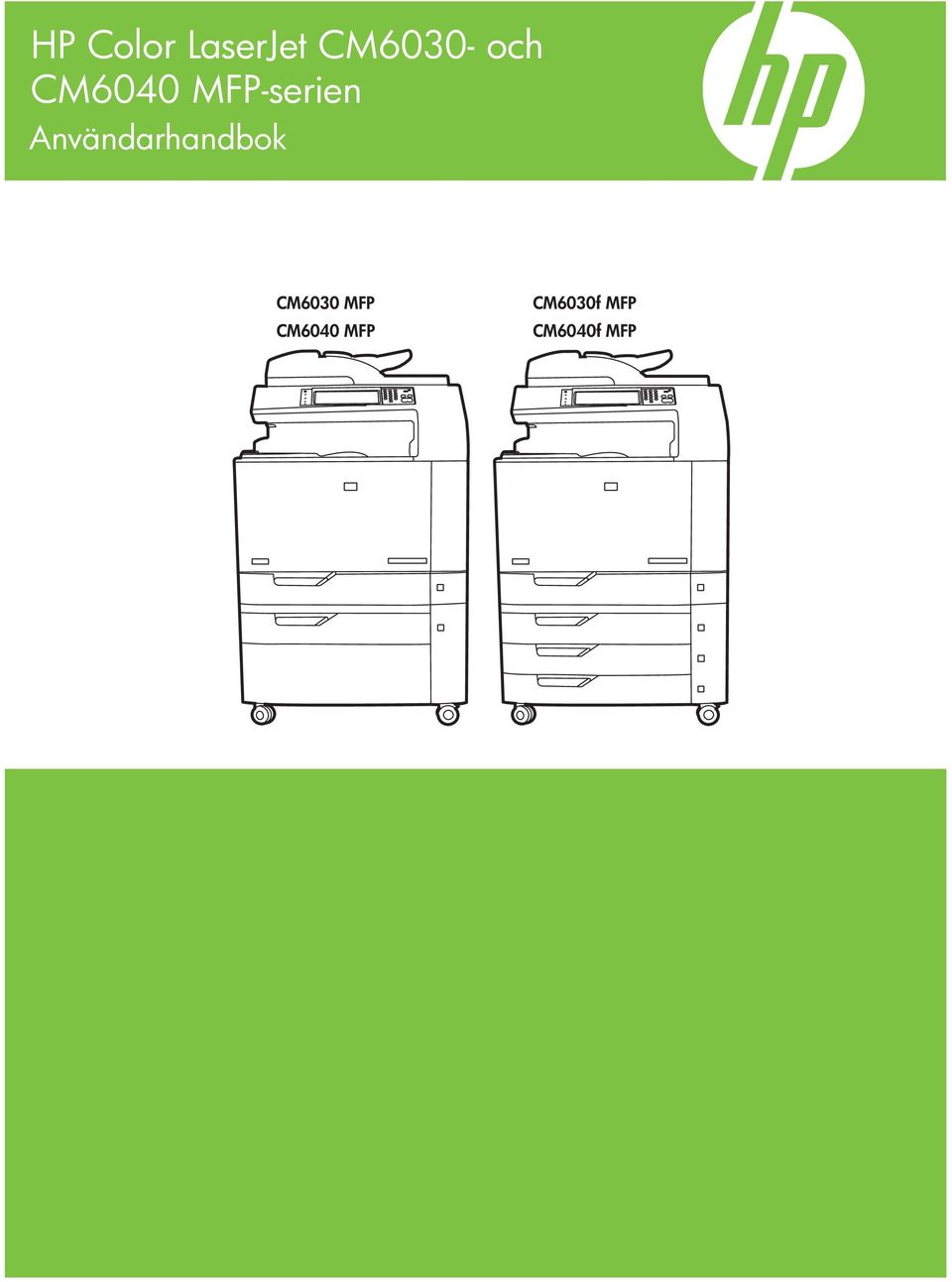 Användarhandbok CM6030 MFP