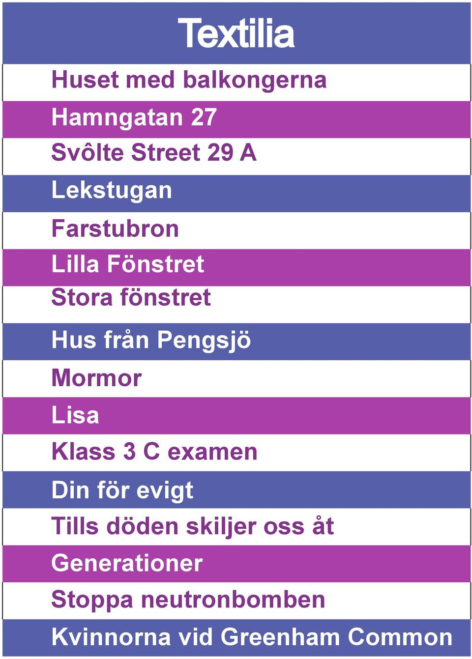 Pengsjö Mormor Lisa Klass 3 C examen Din för evigt Tills döden