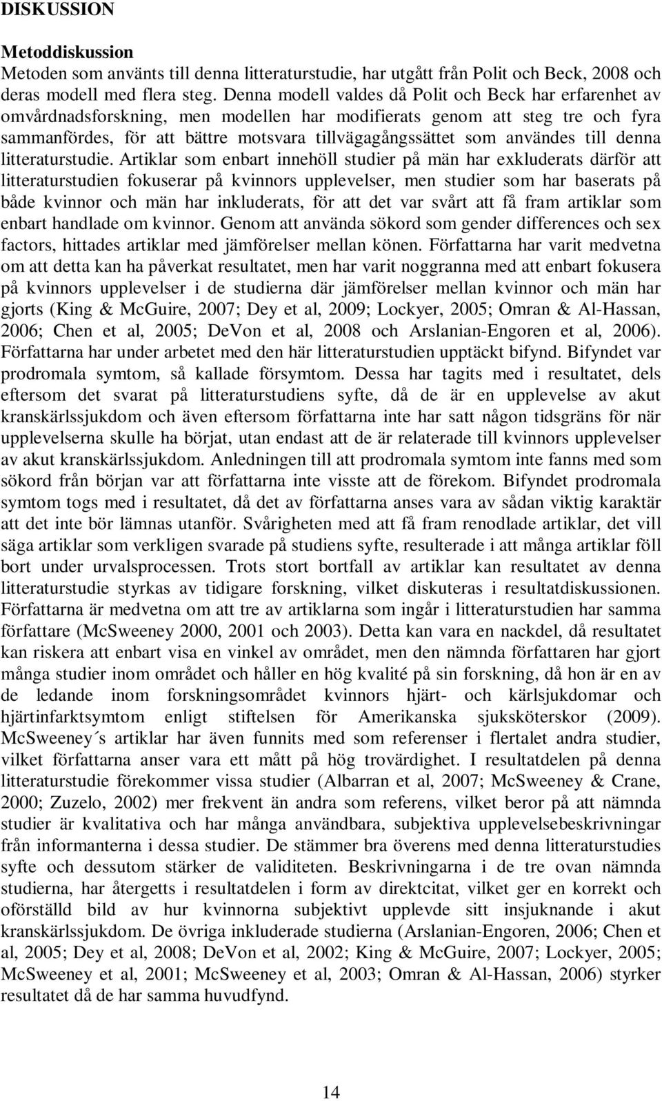 användes till denna litteraturstudie.