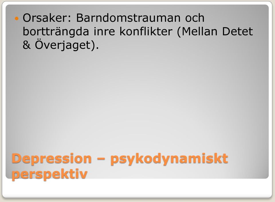 (Mellan Detet & Överjaget).