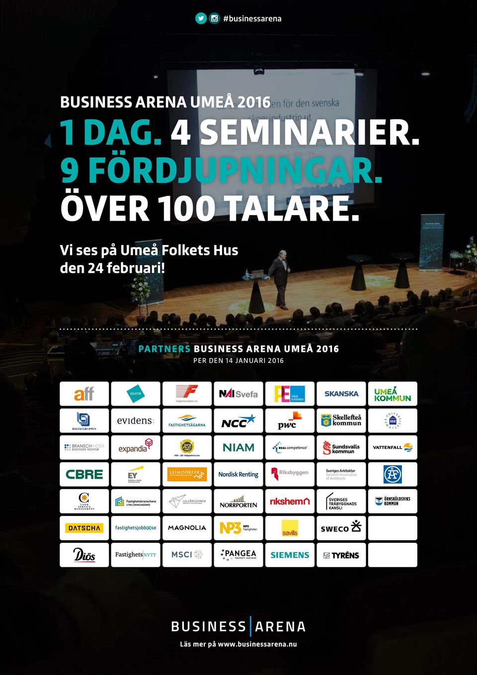 Vi ses på Umeå Folkets Hus den 24 februari!