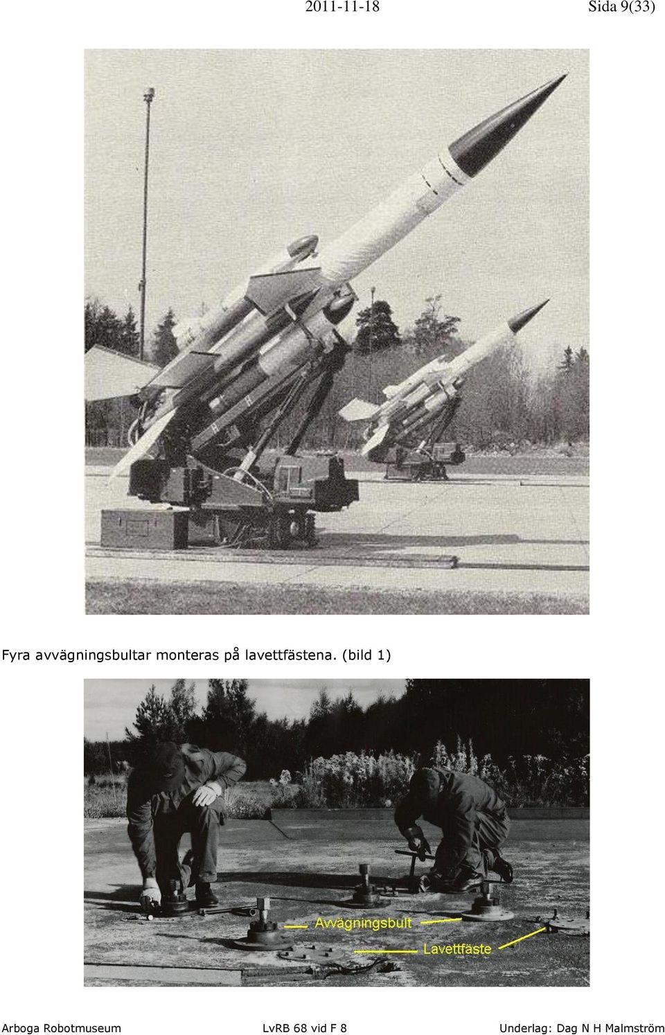 avvägningsbultar