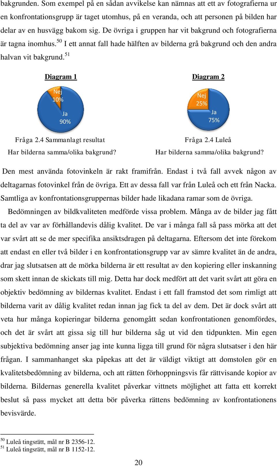De övriga i gruppen har vit bakgrund och fotografierna är tagna inomhus. 50 I ett annat fall hade hälften av bilderna grå bakgrund och den andra halvan vit bakgrund.