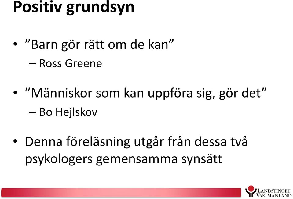 gör det Bo Hejlskov Denna föreläsning utgår