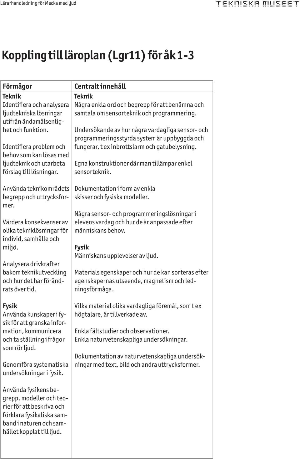 Värdera konsekvenser av olika tekniklösningar för individ, samhälle och miljö. Analysera drivkrafter bakom teknikutveckling och hur det har förändrats över tid.