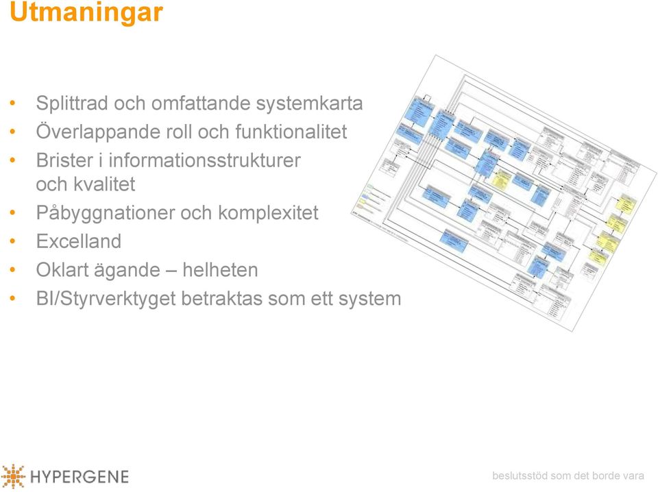 informationsstrukturer och kvalitet Påbyggnationer och