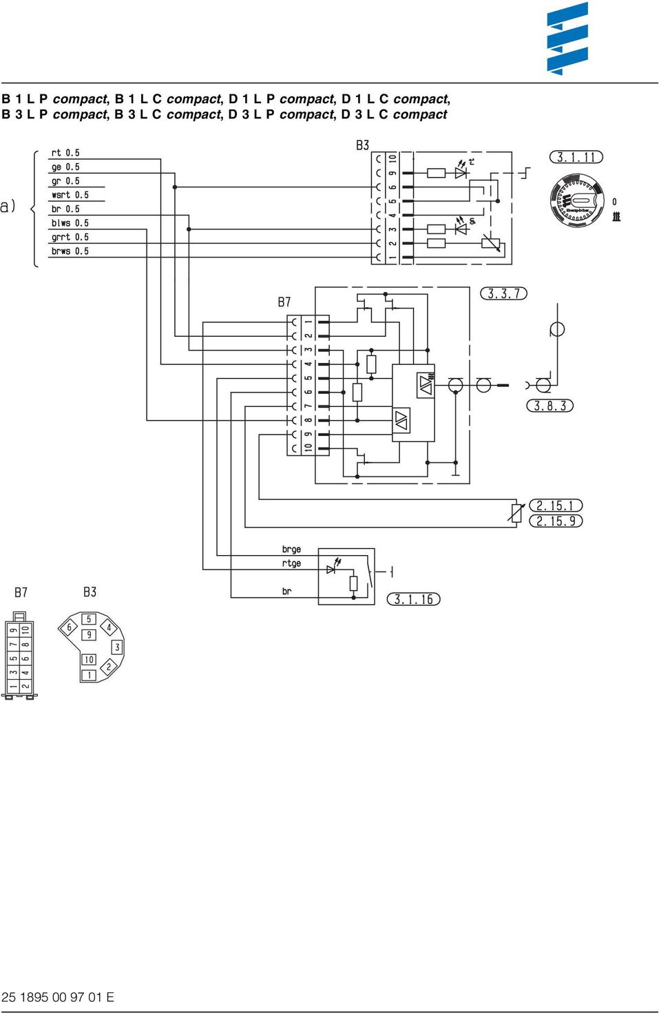 compact, B 3 L C compact, D 3 L P