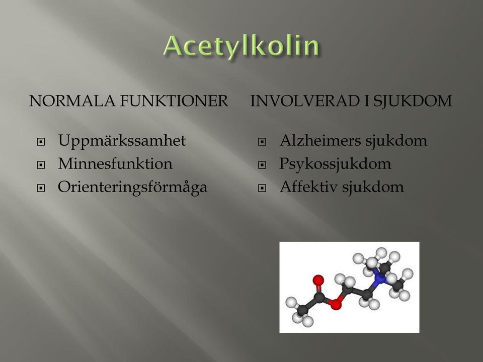 INVOLVERAD I SJUKDOM Alzheimers