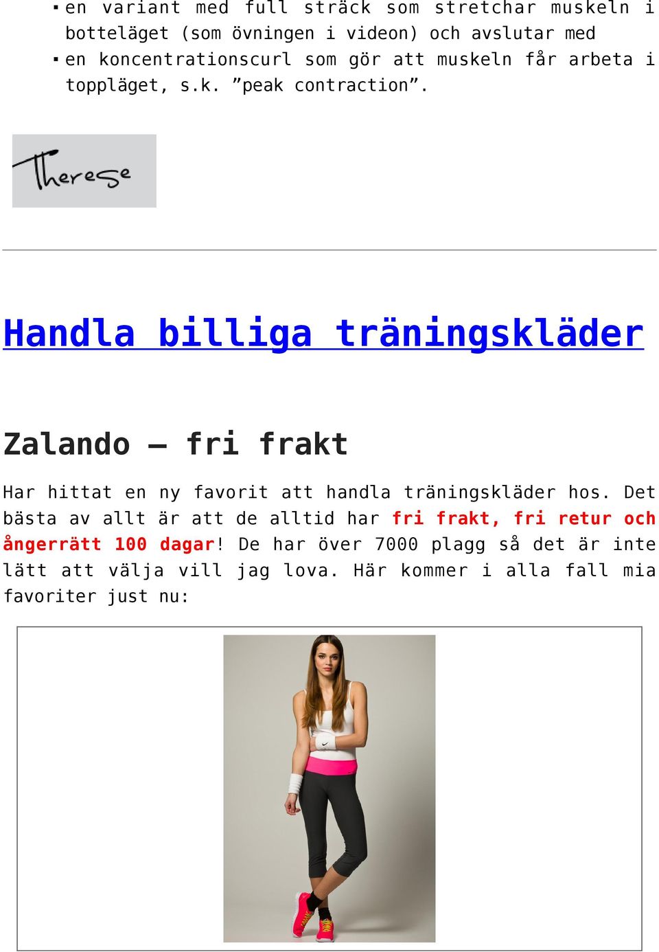Handla billiga träningskläder Zalando fri frakt Har hittat en ny favorit att handla träningskläder hos.
