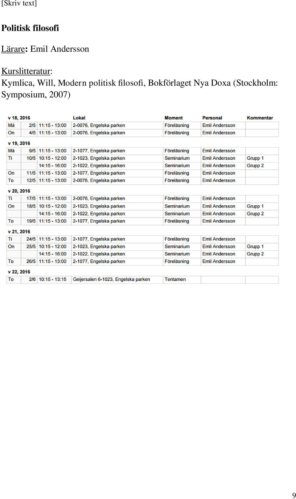 politisk filosofi, Bokförlaget