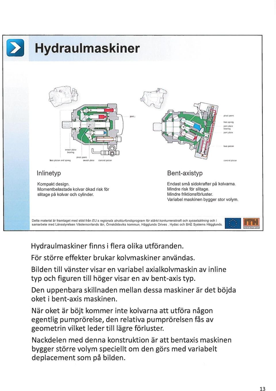 Variabel maskinen bygger stor volym.
