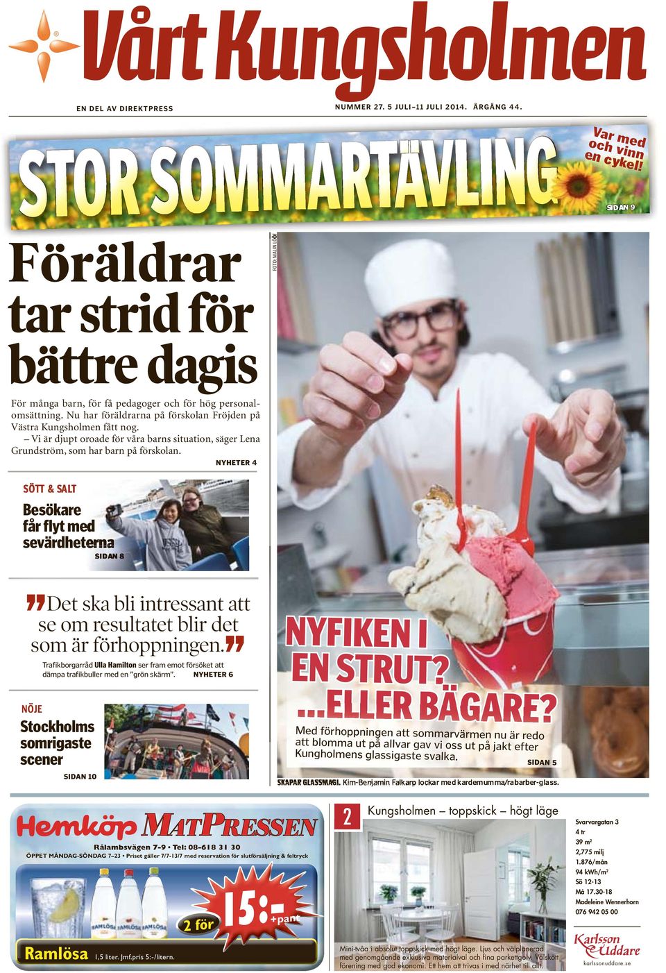 Vi är djupt oroade för våra barns situation, säger Lena Grundström, som har barn på förskolan.