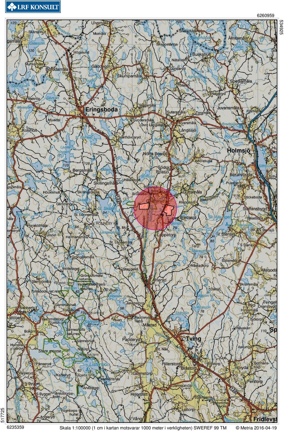 motsvarar 1000 meter i