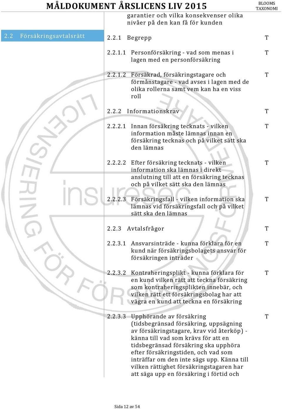 2.2.2 Efter försäkring tecknats - vilken information ska lämnas i direkt anslutning till att en försäkring tecknas och på vilket sätt ska den lämnas 2.2.2.3 örsäkringsfall - vilken information ska lämnas vid försäkringsfall och på vilket sätt ska den lämnas 2.