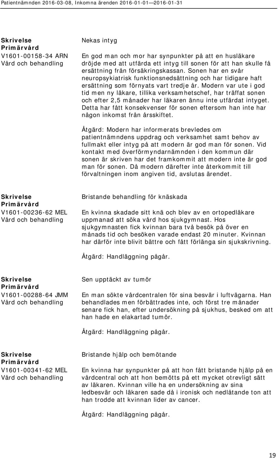 Modern var ute i god tid men ny läkare, tillika verksamhetschef, har träffat sonen och efter 2,5 månader har läkaren ännu inte utfärdat intyget.