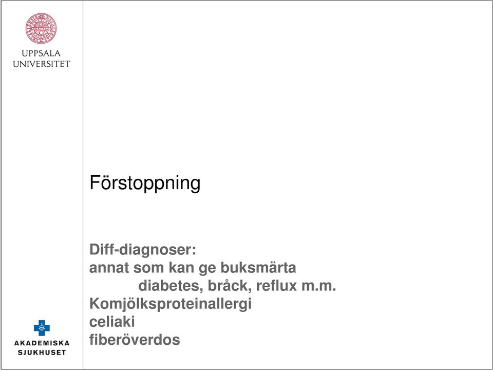 diabetes, bråck, reflux m.