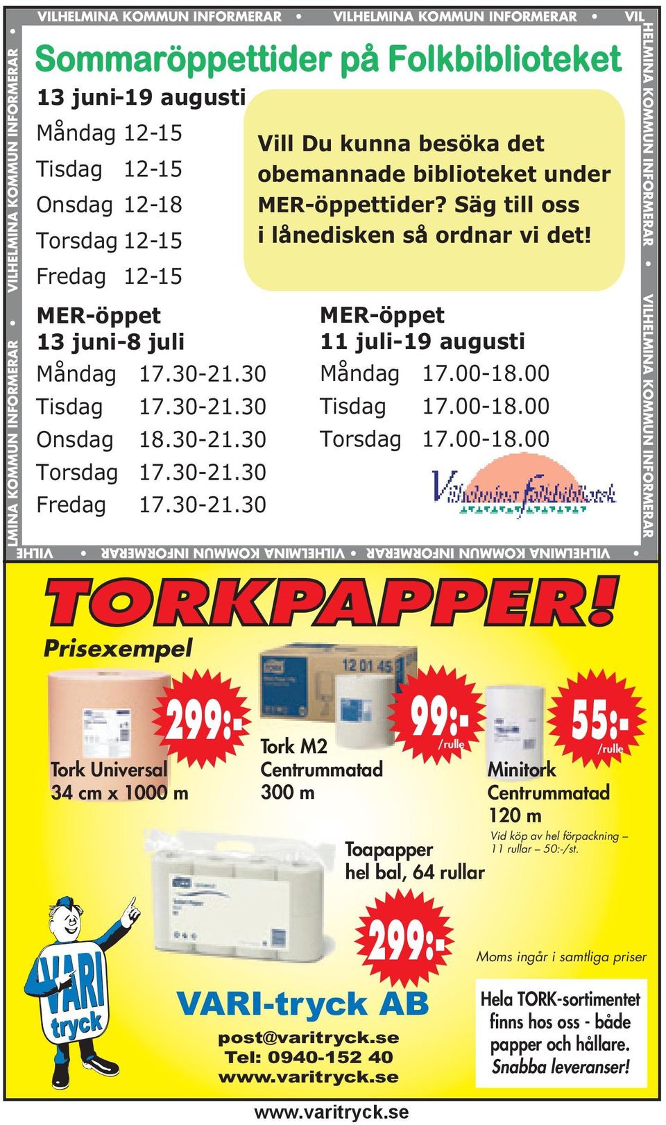 MER-öppet 11 juli-19 augusti Måndag 17.00-18.