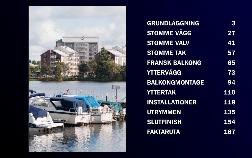 BALKONGMONTAGE 94 YTTERTAK 110 INSTALLATIONER