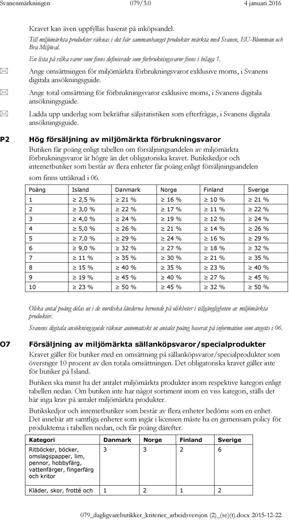 Ange total omsättning för förbrukningsvaror exklusive moms, i Svanens digitala ansökningsguide. Ladda upp underlag som bekräftar säljstatistiken som efterfrågas, i Svanens digitala ansökningsguide.